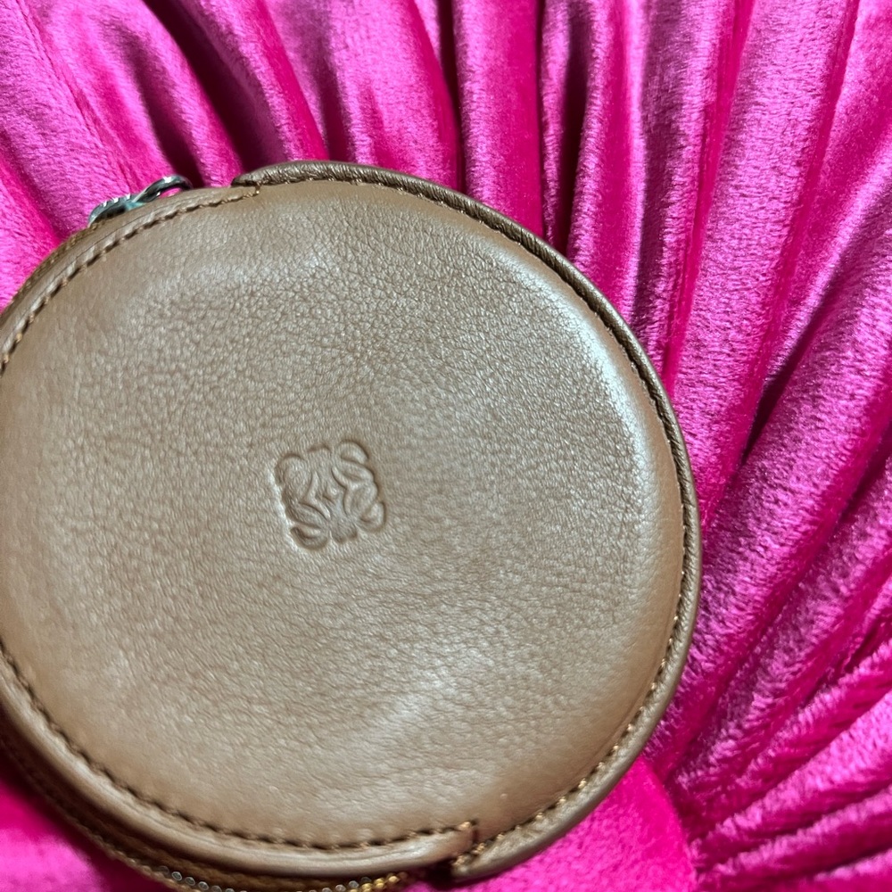 Loewe Tan Leather Coin purse